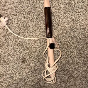 Lange Pink and Rose Gold Curling Iron